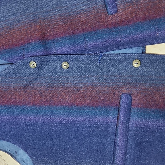 Pendleton Vintage Button Up Navy Blue Wool Vest Size 40 - Picture 3 of 4